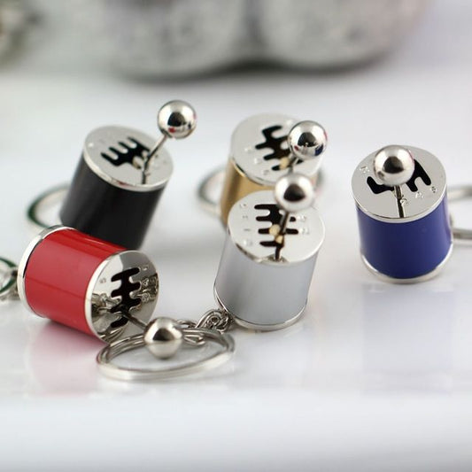 🚗 Mini Gear Shift Keychain – Real Moving Gear Shifter for Car Lovers